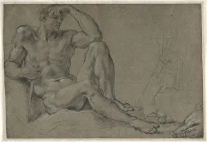 Hercules Resting recto 1595-1597 Annibale Carracci Hercules Resting recto 1595-1597 Annibale Carracci