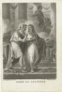Hero and Leander, Lambertus Antonius Claessens, 1800 Hero and Leander, Lambertus Antonius Claessens, 1800