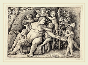 Hieronymus Hopfer after Andrea Mantegna (German, active c. 1520-1550 or after), Silenus Hieronymus Hopfer after Andrea Mantegna (German, active c. 1520-1550 or after), Silenus