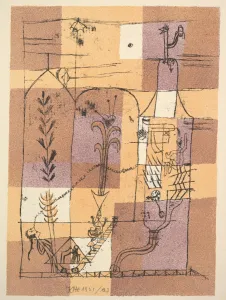 Hoffmannesque Scene Hofmanneske Szene 1921 Lithograph Hoffmannesque Scene Hofmanneske Szene 1921 Lithograph