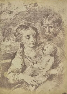 Holy Family Three Cherubim Attributed William Henry Holy Family Three Cherubim Attributed William Henry