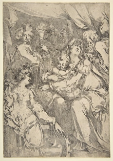 Holy Family Saint Catherine John Evangelist Angel Holy Family Saint Catherine John Evangelist Angel
