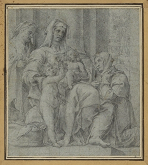 Holy Family Saint John Baptist Adored Figure Holy Family Saint John Baptist Adored Figure