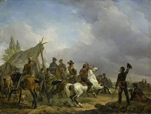 Horse Race Hard Trotting start race two horses Horse Race Hard Trotting start race two horses
