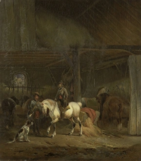 Horse Stable, Joseph Moerenhout, c. 1830 - c. 1840 Horse Stable, Joseph Moerenhout, c. 1830 - c. 1840