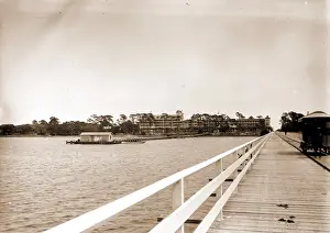 Hotel Ormond Print from Bridge, 1890