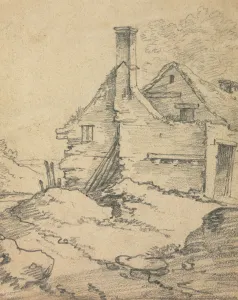 Houses Landscape Benjamin Barker British 1776-1838 Houses Landscape Benjamin Barker British 1776-1838