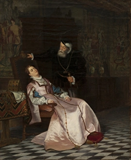 Hugo Salmson Gustav Vasa finds mate Katarina Stenbock asleep Hugo Salmson Gustav Vasa finds mate Katarina Stenbock asleep