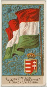 Hungary Flags Nations Series 2 N10 Allen & Ginter Cigarettes Brands Hungary Flags Nations Series 2 N10 Allen & Ginter Cigarettes Brands