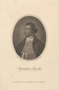 Ignatius Sancho 1802 Stipple engraving etching Ignatius Sancho 1802 Stipple engraving etching
