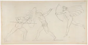 Illustration Seven Chiefs Thebes recto Studies Illustration Seven Chiefs Thebes recto Studies