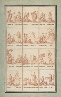 Illustrations Allegorical Pattern Book late 18th-early 19th century Illustrations Allegorical Pattern Book late 18th-early 19th century