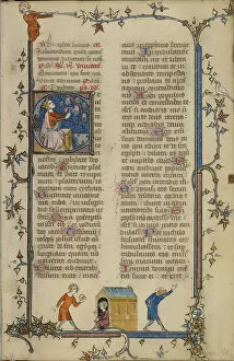 1325 Collection: Initial E David Playing Bells Paris France 1320