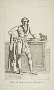 Inside Attire French Citizen 1794 Etching image Inside Attire French Citizen 1794 Etching image