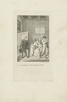 Maps Gallery: Interior figures fainted wife Antonius Hambroeck