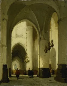 Interior of the Great or St. Bavo Church in Haarlem, The Netherlands, Johannes Bosboom, c Interior of the Great or St. Bavo Church in Haarlem, The Netherlands, Johannes Bosboom, c