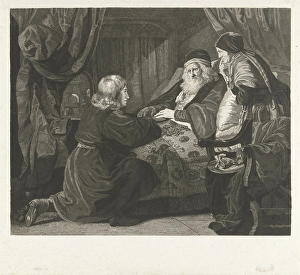 Isaac blesses Jacob, Lambertus Antonius Claessens, Le fort, Philips Koninck, c Isaac blesses Jacob, Lambertus Antonius Claessens, Le fort, Philips Koninck, c