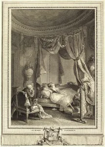 Isidore-Stanislas Helman after Nicolas Lavreince, French (1743-1806-1810), Le roman Isidore-Stanislas Helman after Nicolas Lavreince, French (1743-1806-1810), Le roman