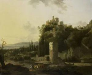 Italina landscape round tower Italian landscape Italina landscape round tower Italian landscape