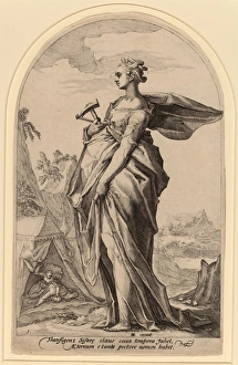 Jacob Matham after Hendrik Goltzius (Dutch, 1571 - 1631), Jael and Sisera, 1588 Jacob Matham after Hendrik Goltzius (Dutch, 1571 - 1631), Jael and Sisera, 1588