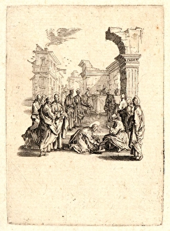Jacques Callot (French, 1592 - 1635). Christ Washing the Apostles' Feet (Le lavement Jacques Callot (French, 1592 - 1635). Christ Washing the Apostles' Feet (Le lavement
