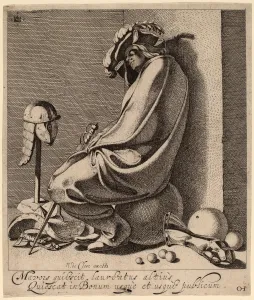 Jacques de Gheyn III (Dutch, c. 1596 - 1641), Mars Sleeping, c Jacques de Gheyn III (Dutch, c. 1596 - 1641), Mars Sleeping, c