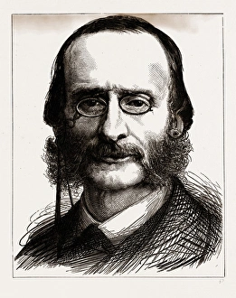 JACQUES OFFENBACH, 1880, 19th century engraving JACQUES OFFENBACH, 1880, 19th century engraving