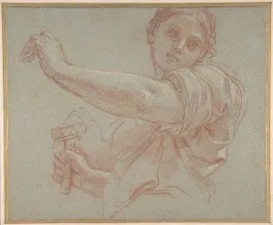 Jael Slaying Sisera 1625-1713 Red chalk highlighted Jael Slaying Sisera 1625-1713 Red chalk highlighted