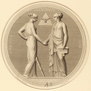 James Heath after John Flaxman, British (1757-1834), Medicina-Theologia-Lex, etching James Heath after John Flaxman, British (1757-1834), Medicina-Theologia-Lex, etching