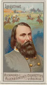 James Longstreet Great Generals series N15 Allen & Ginter Cigarettes Brands James Longstreet Great Generals series N15 Allen & Ginter Cigarettes Brands