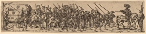 Jan Theodor de Bry after Barthel Beham (Flemish, 1561 - 1623), The Baggage Train Jan Theodor de Bry after Barthel Beham (Flemish, 1561 - 1623), The Baggage Train