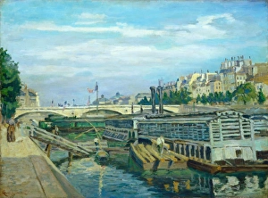 Jean-Baptiste-Armand Guillaumin, French (1841-1927), The Bridge of Louis Philippe Jean-Baptiste-Armand Guillaumin, French (1841-1927), The Bridge of Louis Philippe