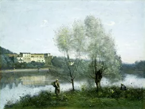 Images Dated 11th August 2014: Jean-Baptiste-Camille Corot, Ville-d Avray, French, 1796-1875, c. 1865, oil on canvas
