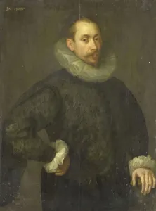 Jean Fourmenois Portrait Standing half-length Jean Fourmenois Portrait Standing half-length