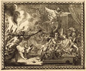Jean Lepautre (French, 1618 - 1682), The Daughters of Minyas, published 1676, etching Jean Lepautre (French, 1618 - 1682), The Daughters of Minyas, published 1676, etching