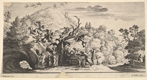 Jesus served angels 1652 Etching state Sheet Jesus served angels 1652 Etching state Sheet