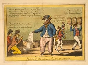 Ridiculed Gallery: Johnny Bull and the Alexandrians / Wm Charles, Ssc.; Charles, William, 1776-1820