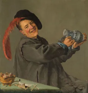 Jolly Drinker cheerful drinker smiling man holding Jolly Drinker cheerful drinker smiling man holding