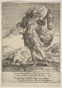 Judah Head Adonibezek Willem van Haecht Tyrannorum proemia Judah Head Adonibezek Willem van Haecht Tyrannorum proemia