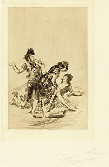Jules-Ferdinand Jacquemart after Francisco de Goya (French, 1837 - 1880), Spanish Scene Jules-Ferdinand Jacquemart after Francisco de Goya (French, 1837 - 1880), Spanish Scene