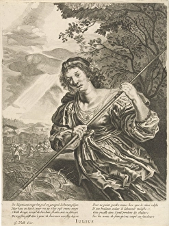 July: a woman harvesting, Anonymous, Reinier van Persijn, Joachim von Sandrart, 1670 July: a woman harvesting, Anonymous, Reinier van Persijn, Joachim von Sandrart, 1670