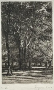 Kensington Gardens Larger Plate 1860 Francis Seymour Haden Kensington Gardens Larger Plate 1860 Francis Seymour Haden