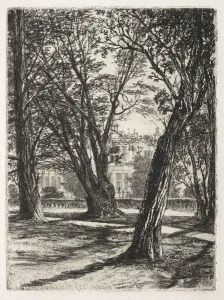 Kensington Gardens Small Plate 1859 Francis Seymour Haden Kensington Gardens Small Plate 1859 Francis Seymour Haden