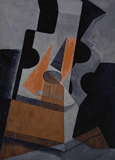 La guitare 1916 August oil canvas 73 x 54 cm La guitare 1916 August oil canvas 73 x 54 cm