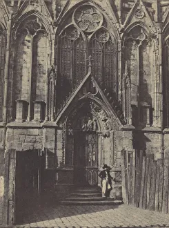La Porte Rouge Charles Marville French 1813 1879 La Porte Rouge Charles Marville French 1813 1879