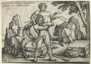 Labors Hercules Hercules Crushing Antaeus 1545 Labors Hercules Hercules Crushing Antaeus 1545