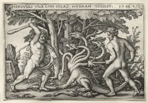 Labors Hercules Hercules Killing Lernean Hydra Labors Hercules Hercules Killing Lernean Hydra