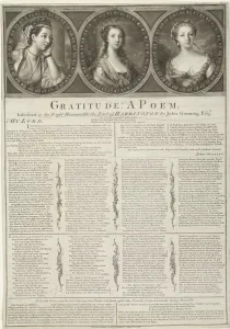 three ladies Gunning Richard Houston 1731 1775 three ladies Gunning Richard Houston 1731 1775