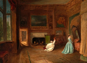 The Lady Betty Germain Bedroom at Knole, Kent Signed and dated, lower right: J The Lady Betty Germain Bedroom at Knole, Kent Signed and dated, lower right: J