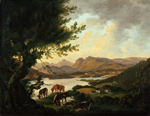 Lake Windermere, Julius Caesar Ibbetson, 1759-1817, British Lake Windermere, Julius Caesar Ibbetson, 1759-1817, British